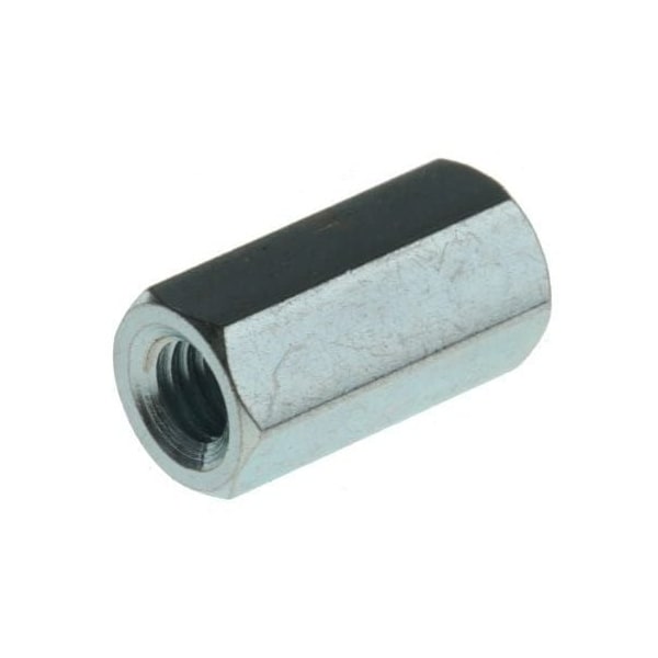 Newport Fasteners Hex Standoff, #4-40 Thrd Sz, 5/8 in L, Steel Zinc Trivalent Plated, 1/4" Hex W, 440 PK 2106-440-S-12 - main